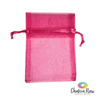 Dark Pink Organza Bag