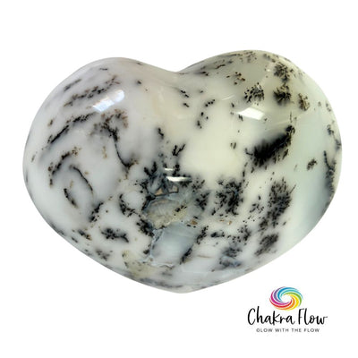 Dendritic Opal Heart