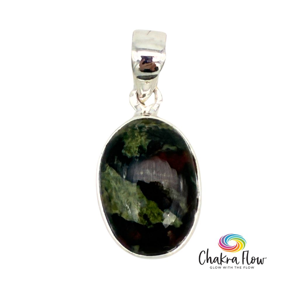 Dragon's Blood Sterling Silver Pendant