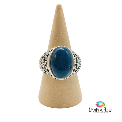 Dumortierite Sterling Silver Ring Size 7