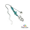 Dyed Howlite & Mermaid Bookmark