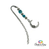 Dyed Howlite & Moon Bookmark