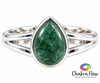 Emerald Green Aventurine Sterling Silver Ring