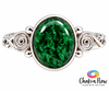 Emerald Green Aventurine Sterling Silver Ring