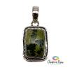 Epidote Sterling Silver Pendant