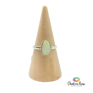 Ethiopean Opal Sterling Silver Ring Size 5.5