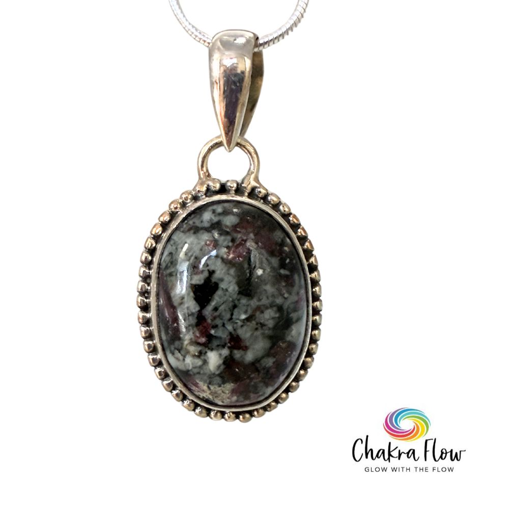 Eudialyte Sterling Silver Pendant