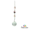 Faceted Suncatcher Pink