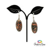 Fireworks Obsidian Sterling Silver Earrings
