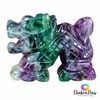 Fluorite Dragon Guardian Figurine