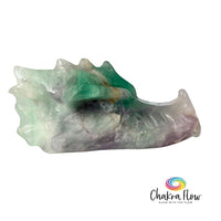 Fluorite Dragon Head 