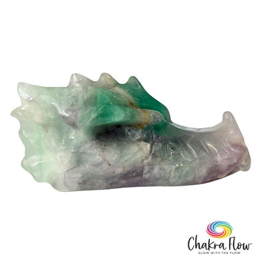Fluorite Dragon Head 