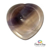 Fluorite Heart Shaped Gratitude Stone