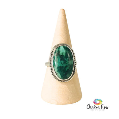 Fuchsite Sterling Silver Ring Size 7