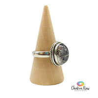 Garden Quartz Sterling Silver Ring Size 7