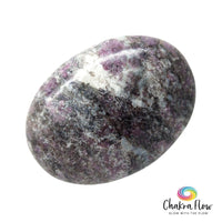 Garnet in Astrophyllite Plam Stone