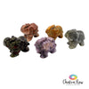 Gemstone Elephant Figurine