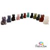 Gemstone Cat Figurine 2"