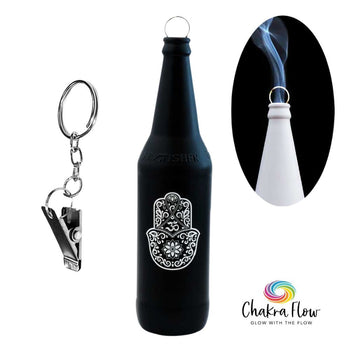 Glass Bottle Incense Burner