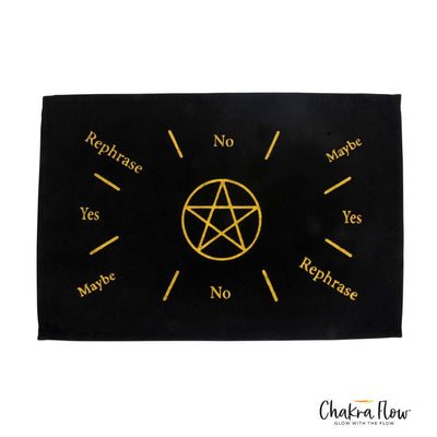 Gold Pentacle Pendulum Mat
