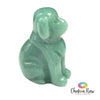 Green Aventurine Dog Figurine