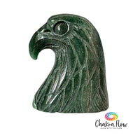 Green Aventurine Eagle's Head