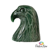 Green Aventurine Eagle's Head