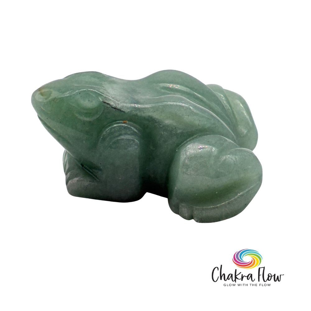 Green Aventurine Frog
