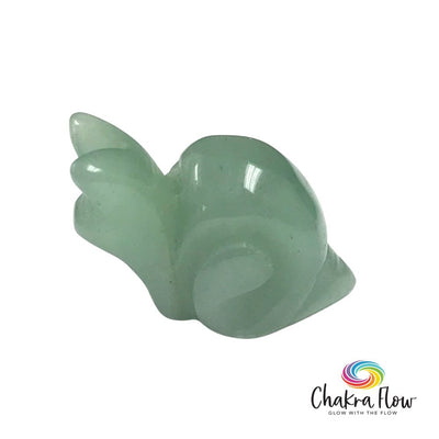 Green Aventurine Snail Figurine