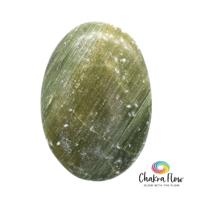 Green Calcite Palm Stone