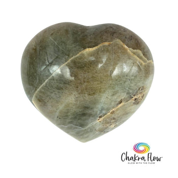 Green Moonstone Heart