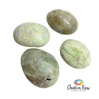 Green Moonstone Palm Stones