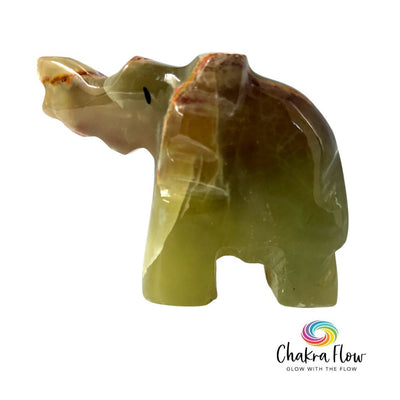 Green Onyx Elephant