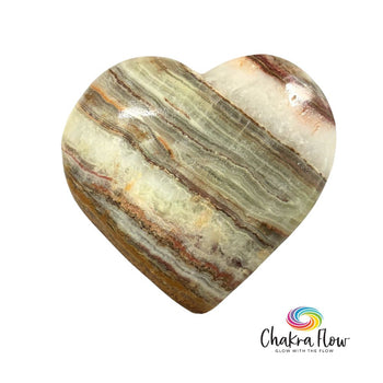 Green Onyx Heart
