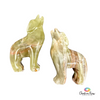 Green Onyx Wolves