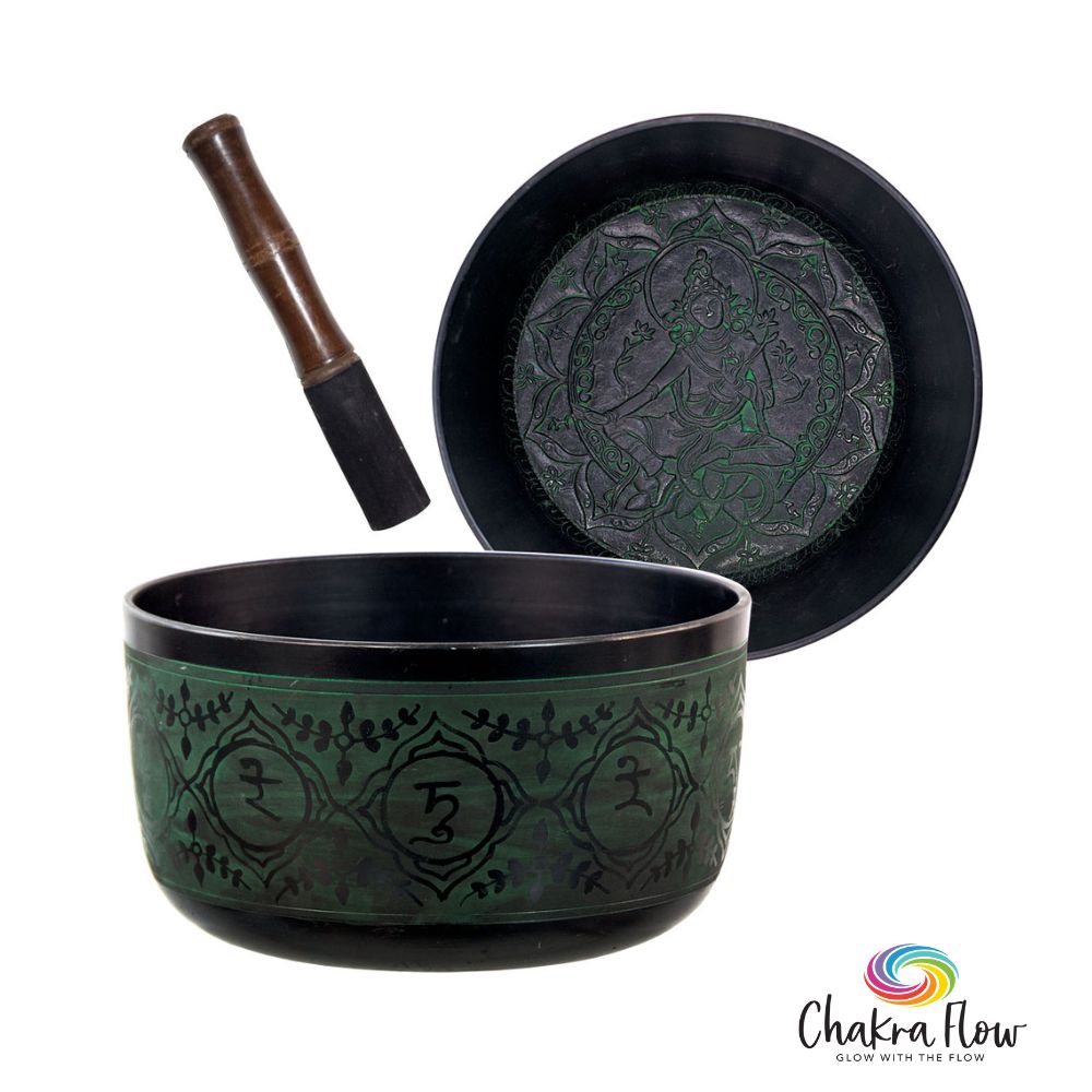 Green Tara Singing Bowl