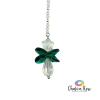 Dark Green Angel Suncatcher