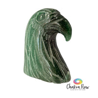 Green Aventurine Eagle's Head