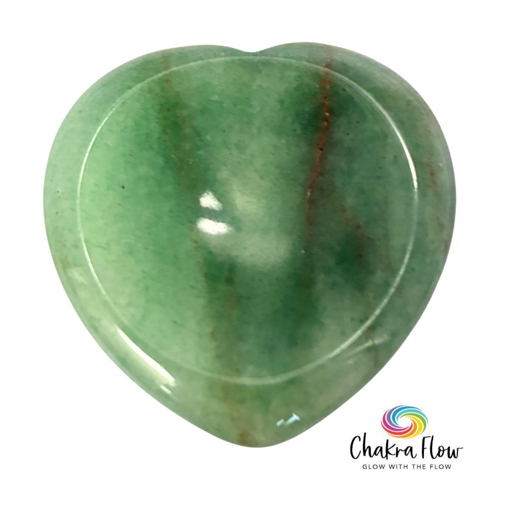 Green Aventurine Heart Shaped Gratitude Stone