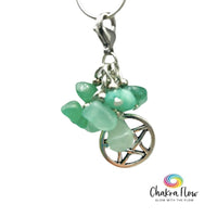 Green Aventurine Pentacle Charm