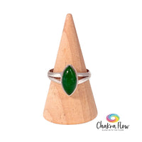 Green Onyx Sterling Silver Ring