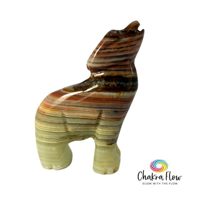 Green Onyx Wolf