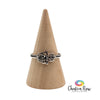 Hamsa Hand Sterling Silver Ring