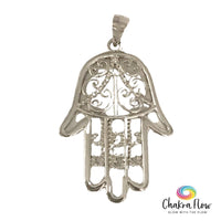 Hand of Fatima Sterling Silver Pendant