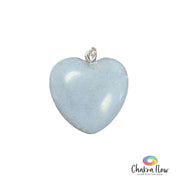 Angelite Heart Pendant