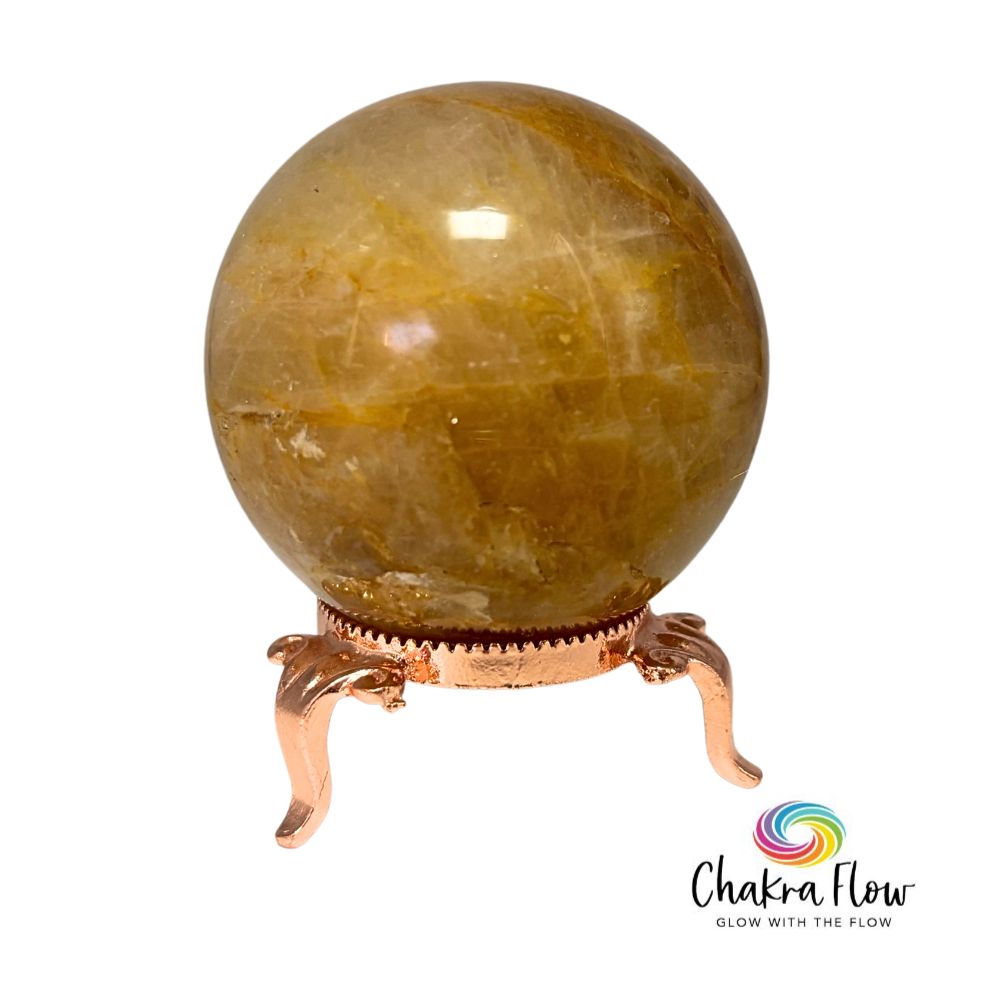 Hematoid Golden Healer Quartz Sphere