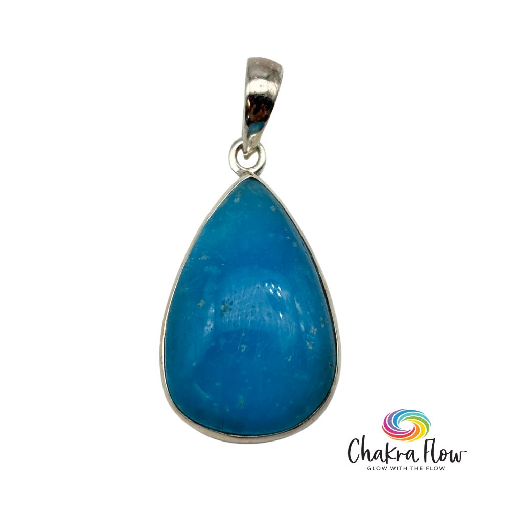 Hemimorphite Sterling Silver Pendant