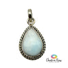 Hemimorphite Teardrop Sterling Silver Pendant