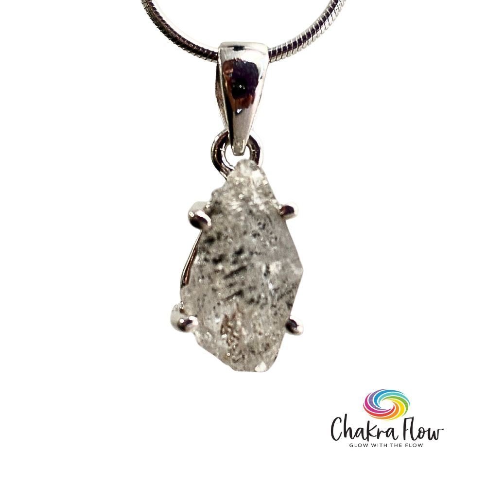 Herkimer Diamond Sterling Silver Pendant