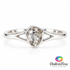 Herkimer Diamond Sterling Silver Ring